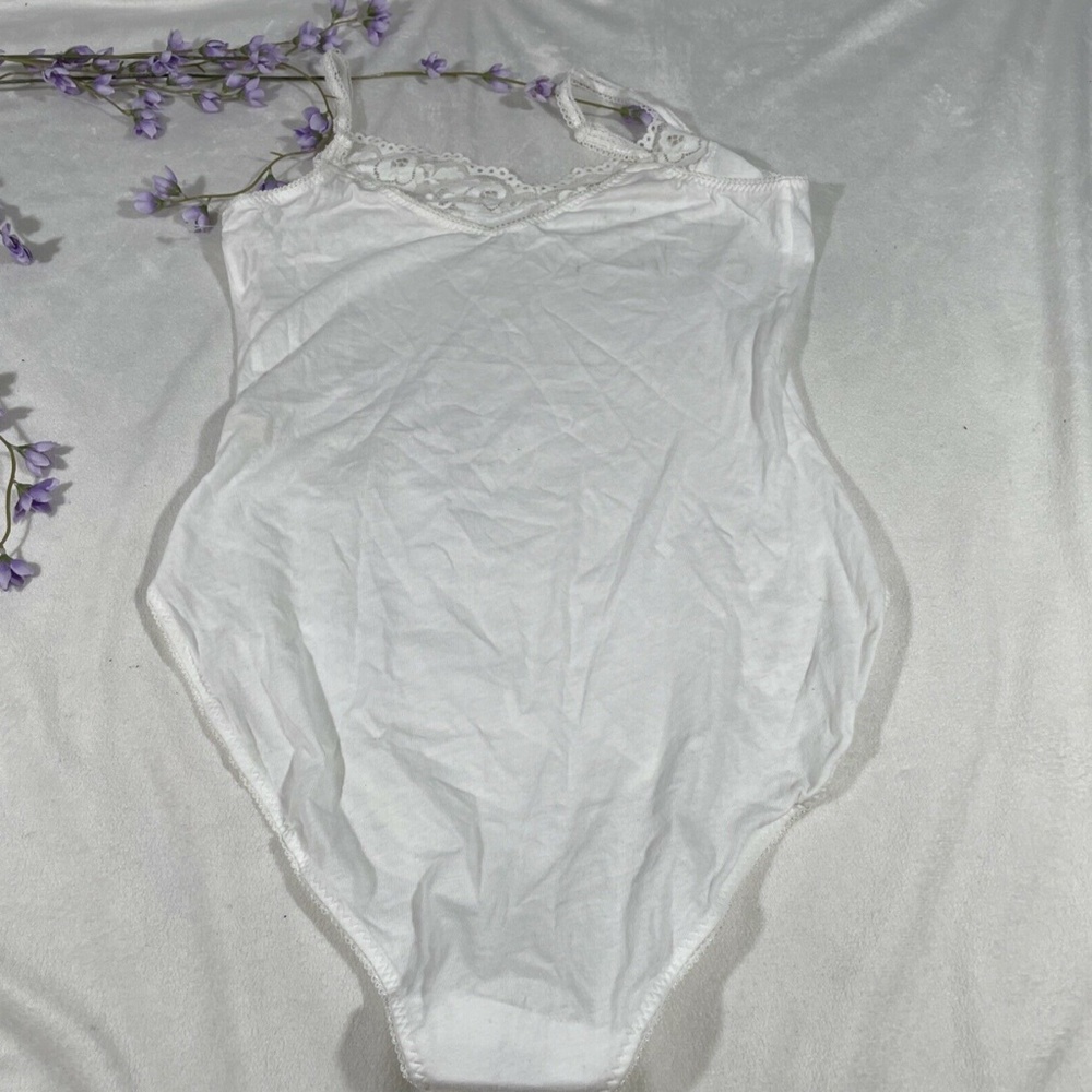 NEW Free People Intimately FP [ Small‎ ] Side of Sass Lace Trim Bodysuit - Picture 10 of 12